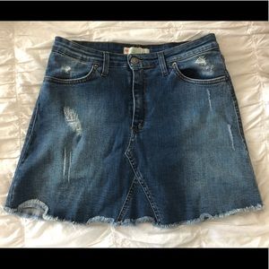 Stretchy Jean Mini-Skirt from Spain